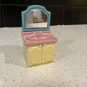 Little Tikes Grand Mansion Bathroom Vanity Sink Mirror